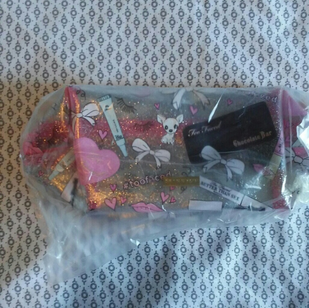 Too Faced makeup bag